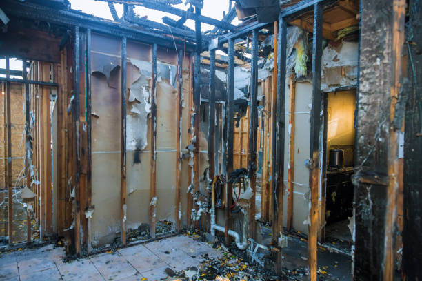 Professional Soot Cleanup technician working in Old Tappan, NJ